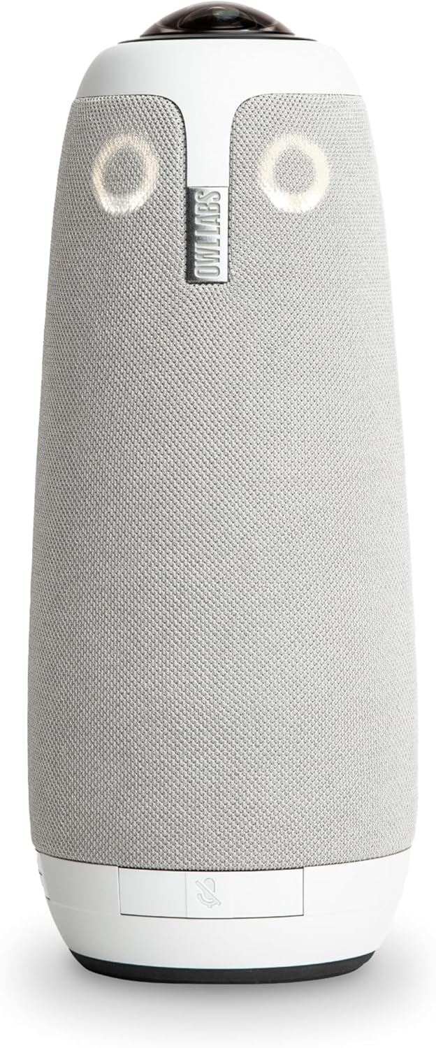 Owl Labs Meeting Owl 3 - 360° 1080p HD Conference Room Camera, AI-Driven Speaker-Tracking