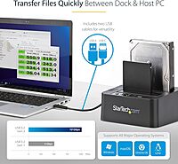 StarTech.com Standalone Dual-Bay Hard Drive Duplicator & Docking Station
