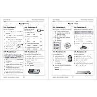 Mark Twain Science Warm-Ups Activity Book, Workbook for Grades 5 and Up, Space, Technology, Earth, Life, Anatomy, Physics