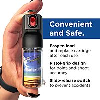 Mace Brand 80777 Chameleon Interchangeable Design Keychain Pepper Spray