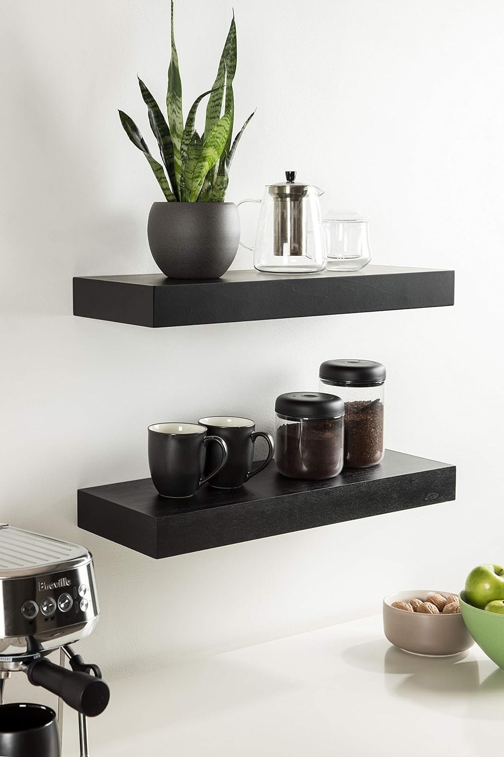 KATE AND LAUREL Havlock Modern Floating Wall Shelves
