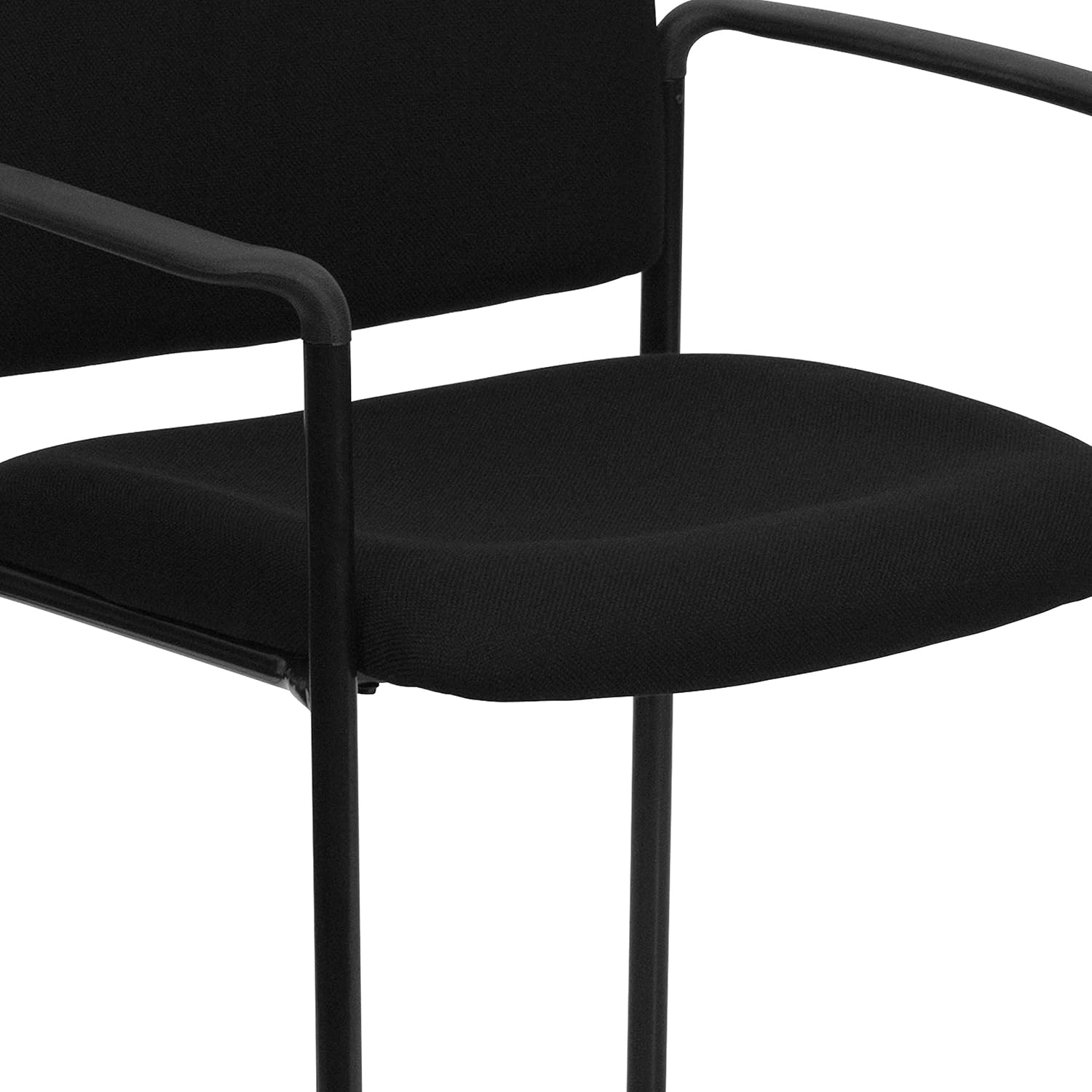 Flash Furniture Tiffany Side Reception Chair with Arms, Stackable Steel Frame