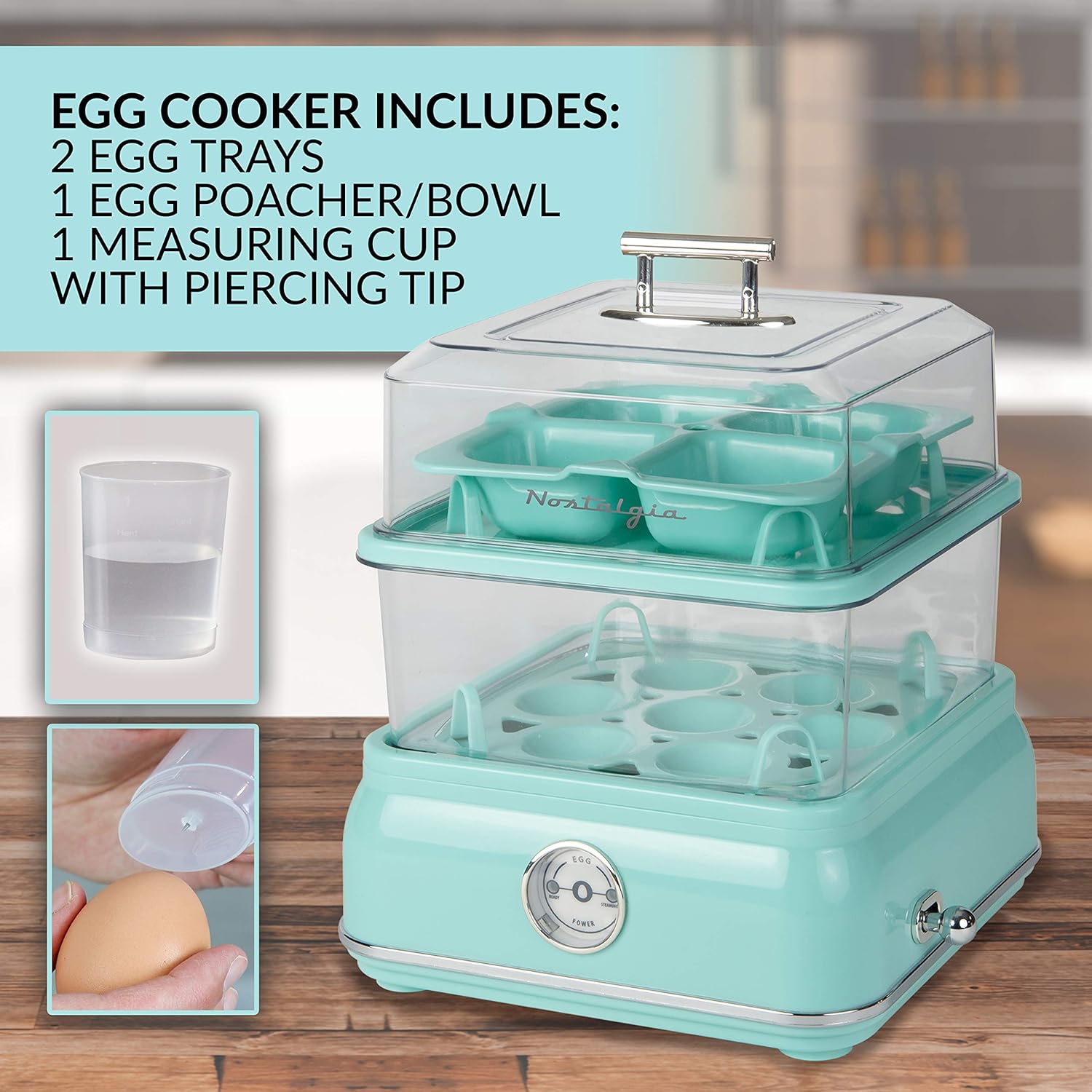 Nostalgia Retro Electric Egg Cooker