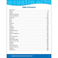 Complete Book of Starter Spanish Workbook for Kids, PreK-Grade 1 Spanish Learning, Basic Spanish Vocabulary, Colors, Shapes, Alphabet, Numbers, Seasons, Weather With Tracing and Coloring Activities