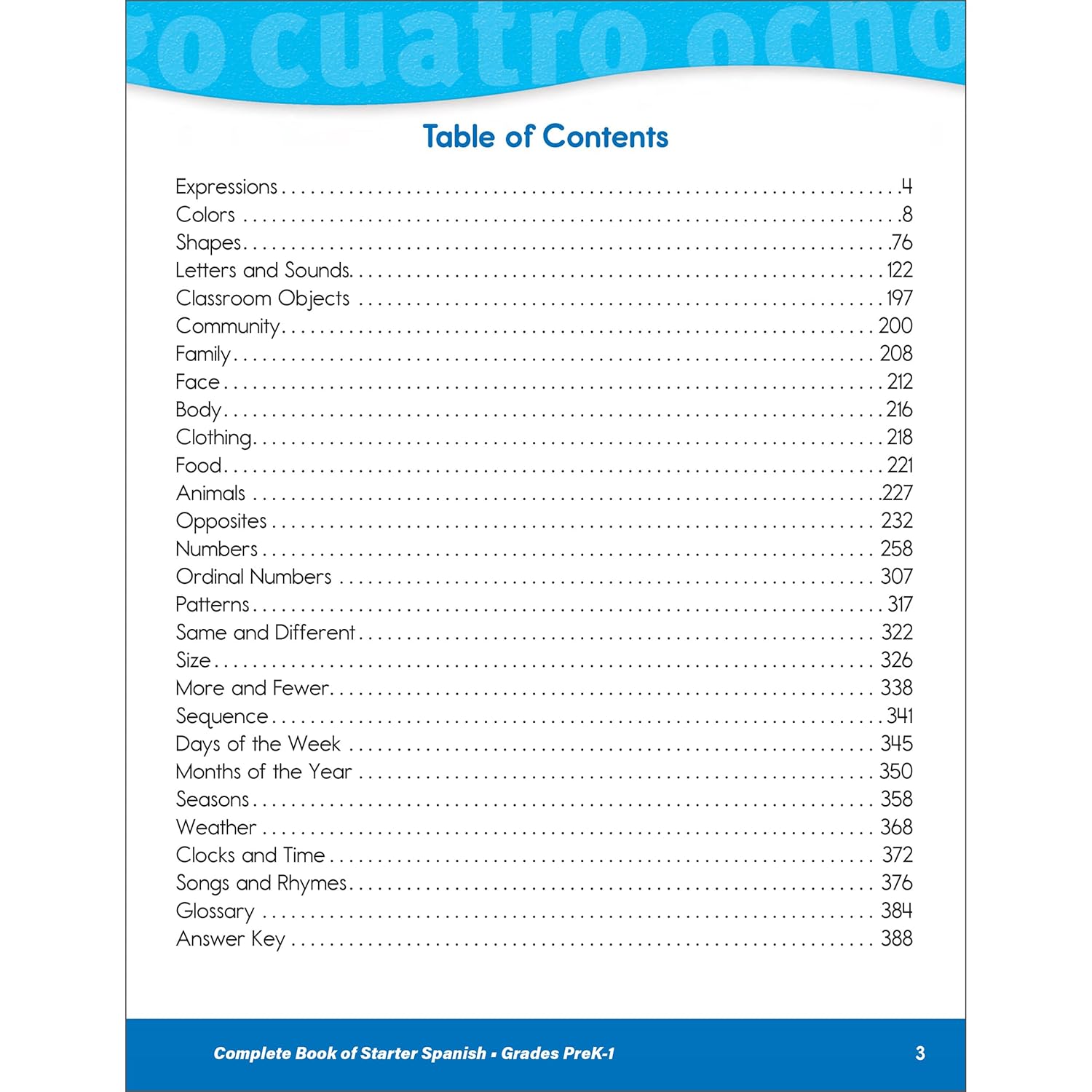 Complete Book of Starter Spanish Workbook for Kids, PreK-Grade 1 Spanish Learning, Basic Spanish Vocabulary, Colors, Shapes