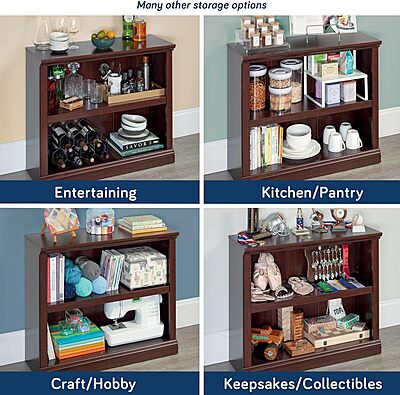 Sauder Select 2-Shelf Engineered Wood Bookcase