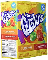 Betty Crocker Fruit Gushers Fruit Snacks, 42 x 0.8 oz Pouches