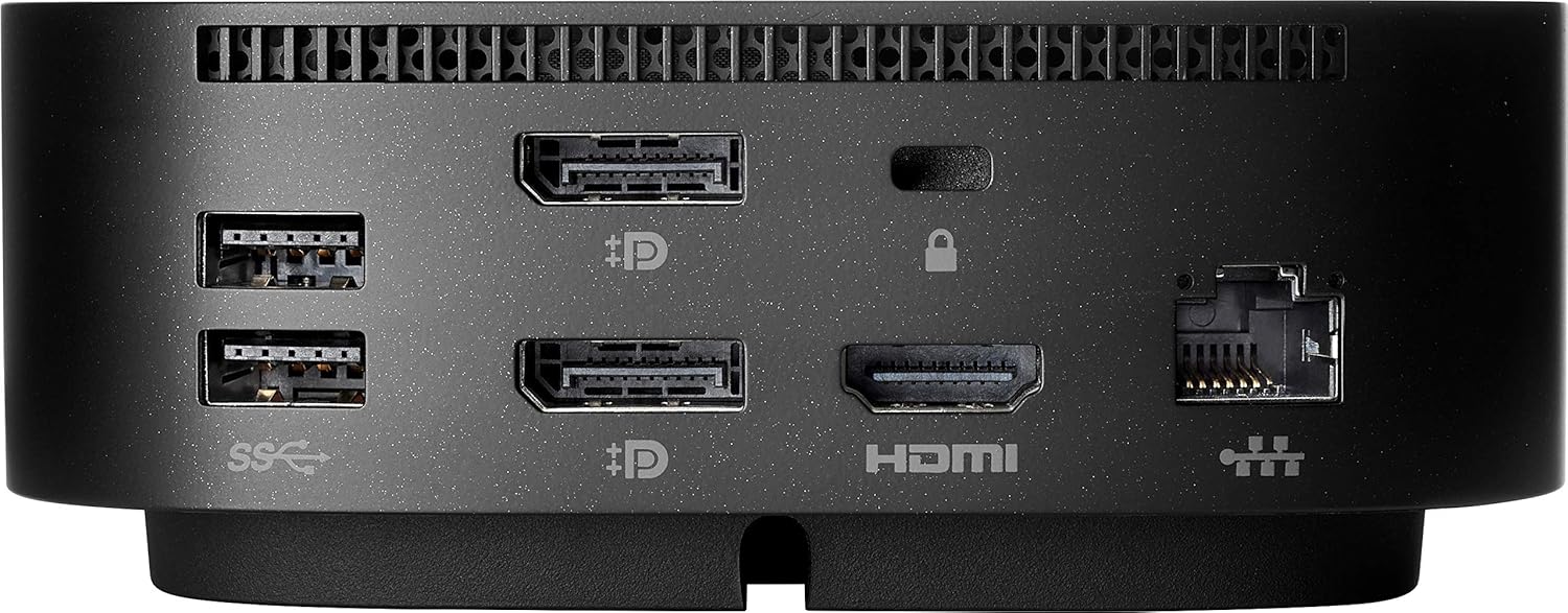HP USB-C Dock G5 - 5TW10AA#ABA - Wired Docking Station, Black