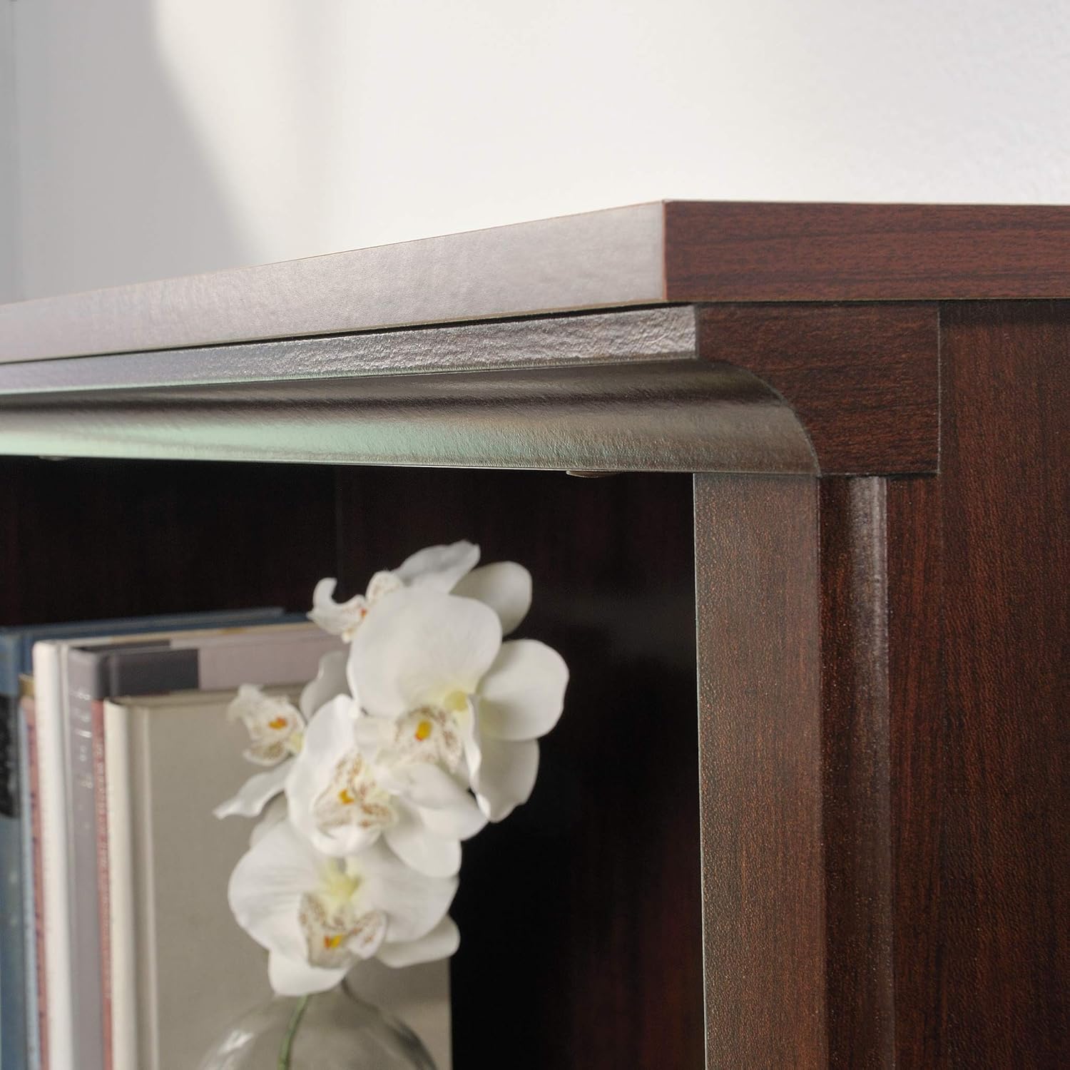 Sauder Select 70inH 5-Shelf Bookcase With Doors
