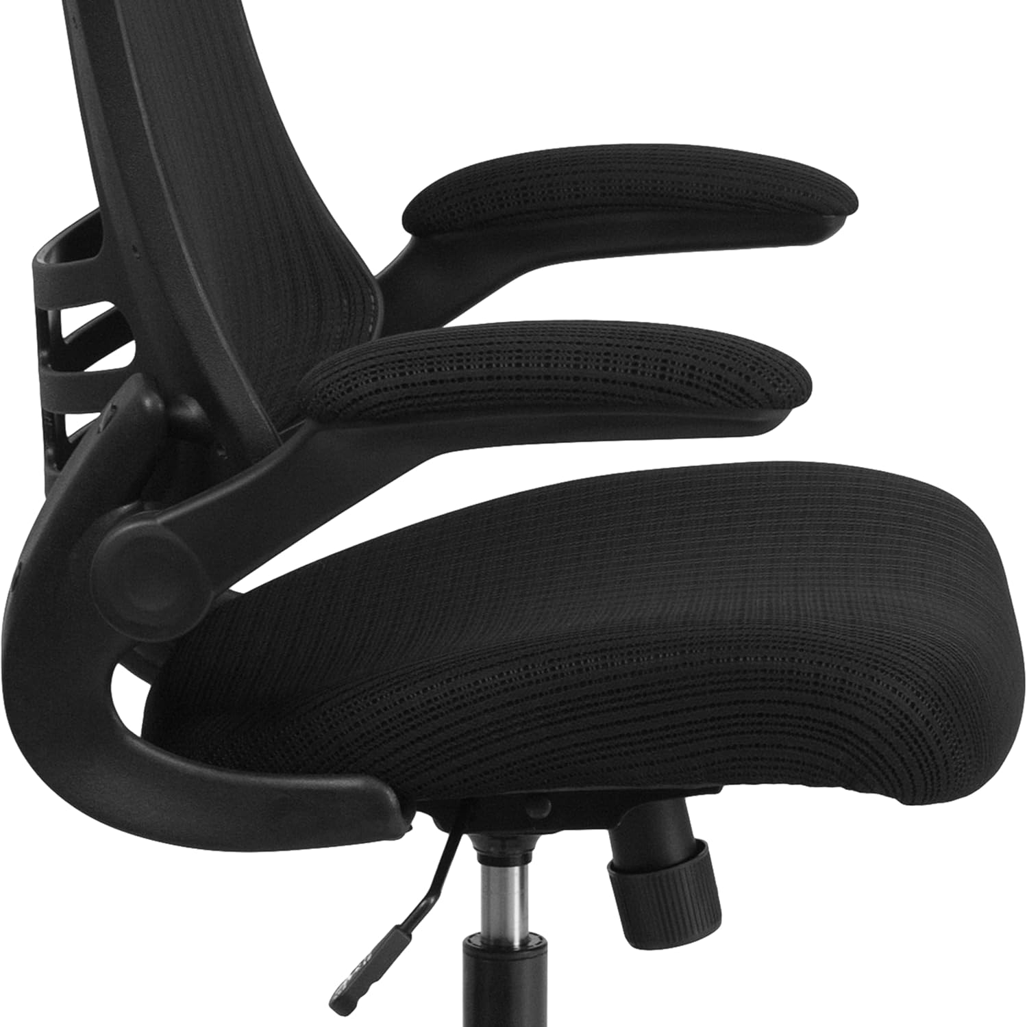 Flash Furniture Kelista High-Back Swivel Office Chair with Adjustable Lumbar Support and Seat Height