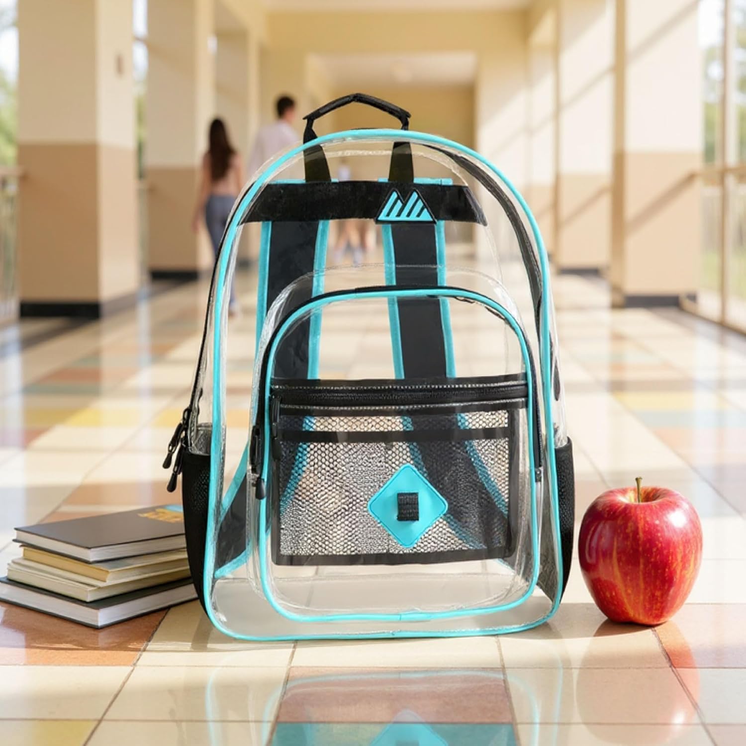 Trailmaker Clear Waterproof Stadium-Approved Backpack with Water Bottle Holder