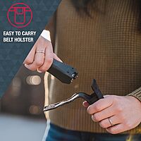 SABRE Self-Defense Kit with Pepper Spray and Stun Gun with Flashlight, 25 Bursts, 10-Foot (3-Meter) Range, Painful µC Charge