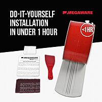 MEGAWARE KEELGUARD Self-Adhesive DIY Keel Guard 5-Inch Wide (9 Standard Lengths, 11 Colors)