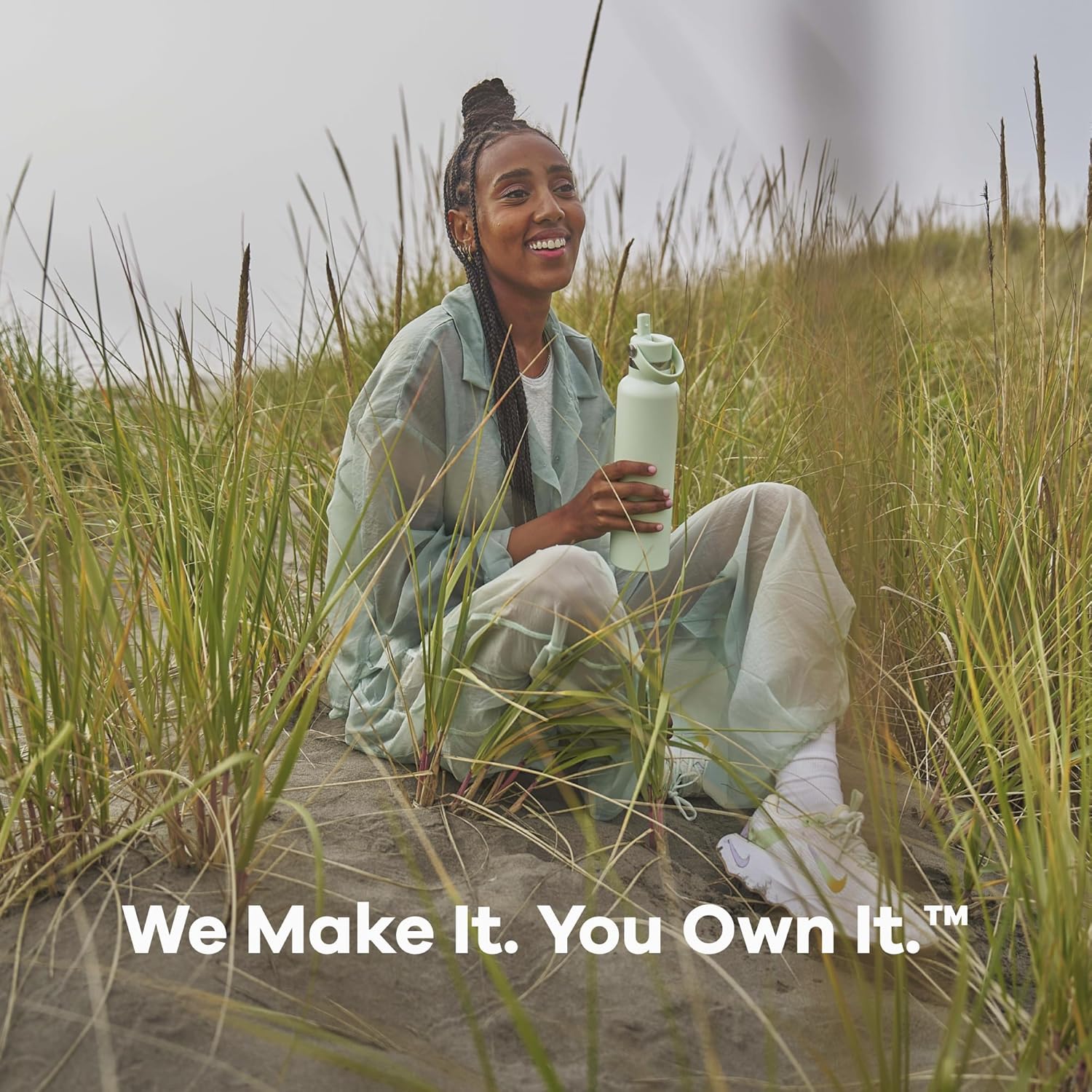 Hydro Flask Water Bottle - Insulated Stainless Steel - Straw Lid, Non Spill, Leakproof 24 Oz Trillium Pink