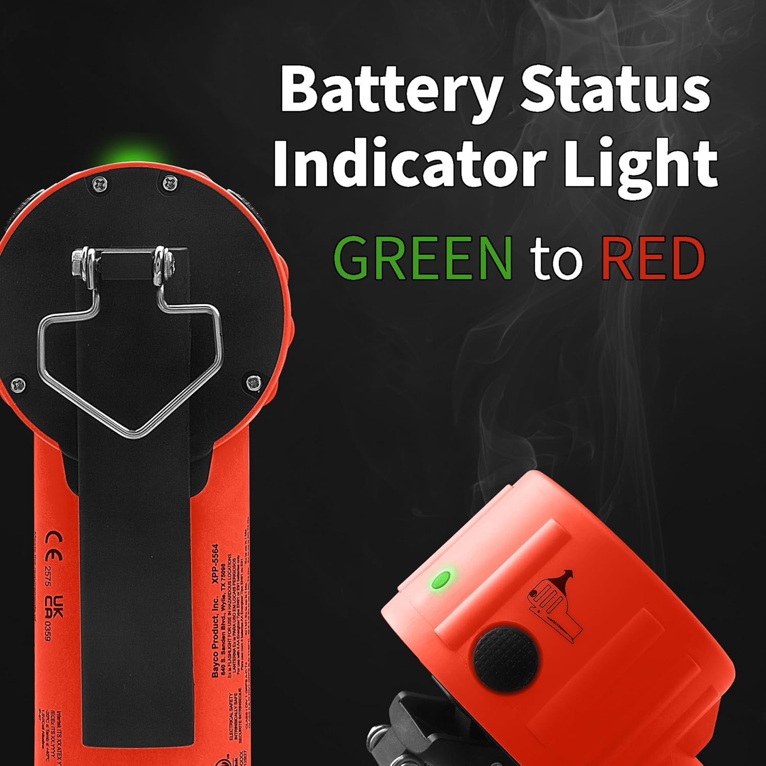 Nightstick INTRANT DUO TURBO Intrinsically Safe Dual-Light Angle Light - 4 AA