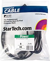 StarTech.com Power Extension Cord IEC 60320 C14 to C13