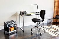 Safco Metro Ergonomic Office Chair, Extended-Height, Adjustable with Swivel Base, Padded, Black Padded Black
