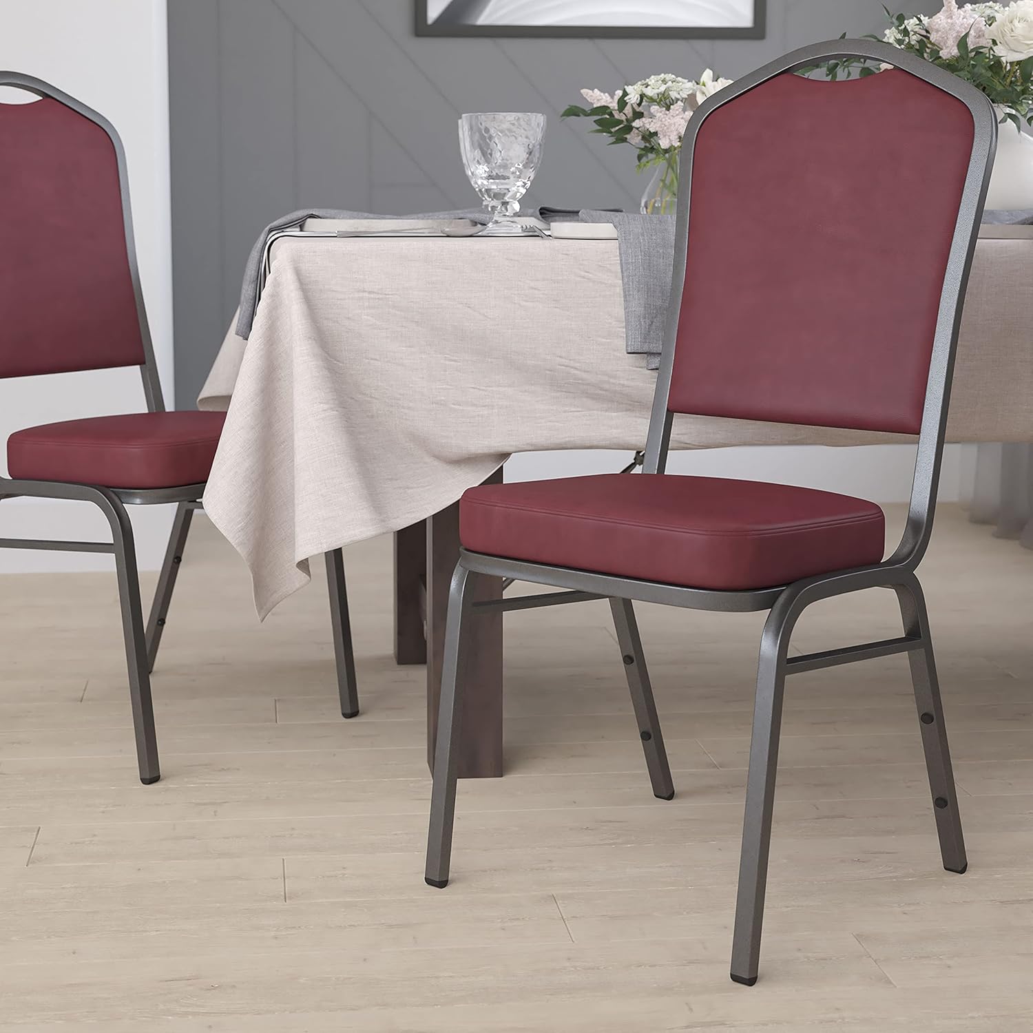 Flash Furniture HERCULES Series Crown Back Stacking Banquet Chair