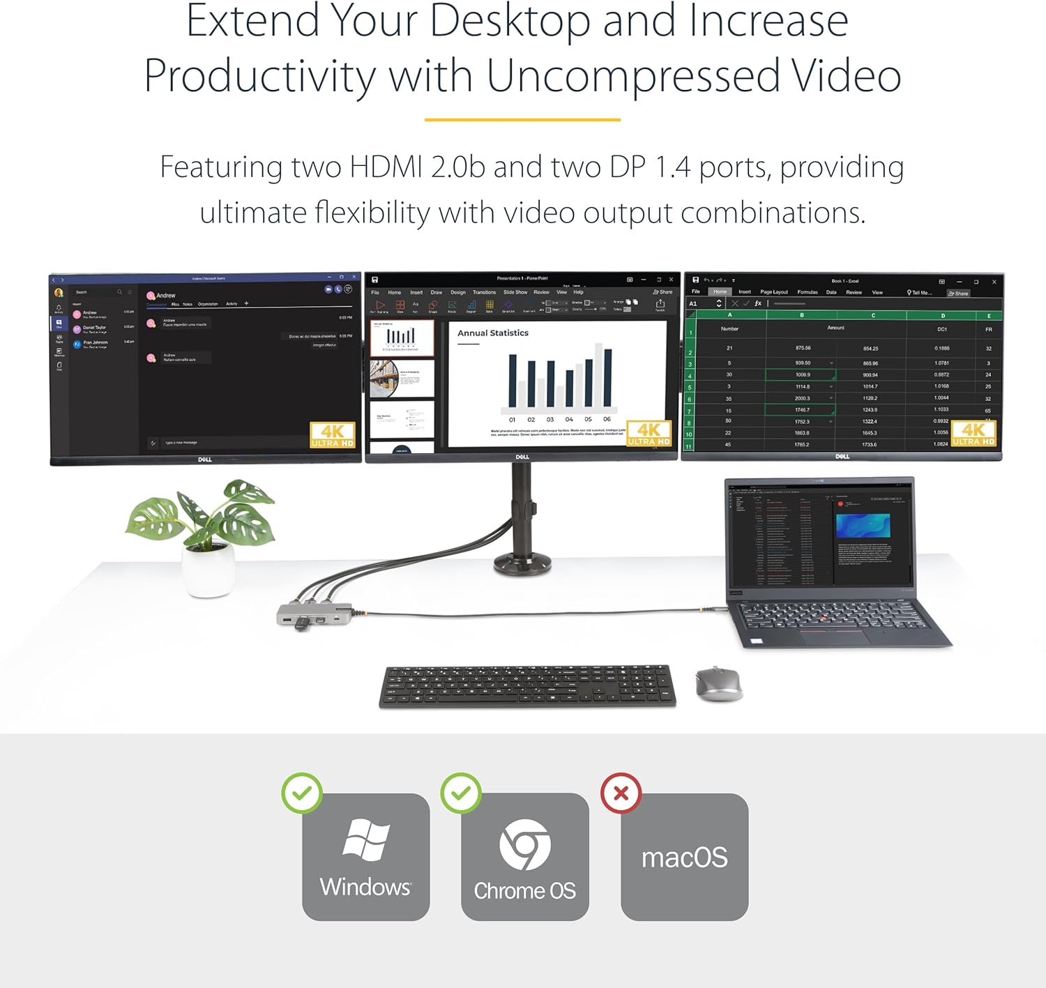 StarTech.com USB-C Multiport Docking Station