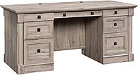 Sauder Palladia Executive Desk with Keyboard Tray and Cord Management