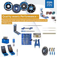 PFERD POLIFAN®-Curve Radial Type Flap Disc - 6" x 7/8" Thread, 40 Grit Zirconia