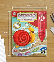 Carson Dellosa Comprehensive Curriculum of Basic Skills Preschool Workbook, Toddler Activity Book With Alphabet, Colors, Shapes, Counting, Phonics, and Pre Writing Practice