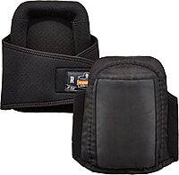 Ergodyne ProFlex 350 Protective Slip-Resistant Knee Pads, Gel Foam Padded Technology, Adjustable Straps, Black, 18350