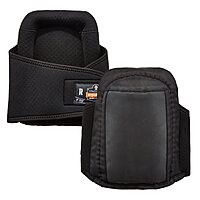 Ergodyne ProFlex 350 Protective Slip-Resistant Knee Pads, Gel Foam Padded Technology, Adjustable Straps, Black, 18350