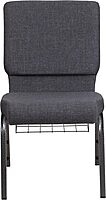 Flash Furniture HERCULES Series 18.5''W Church Chair with Book Rack
