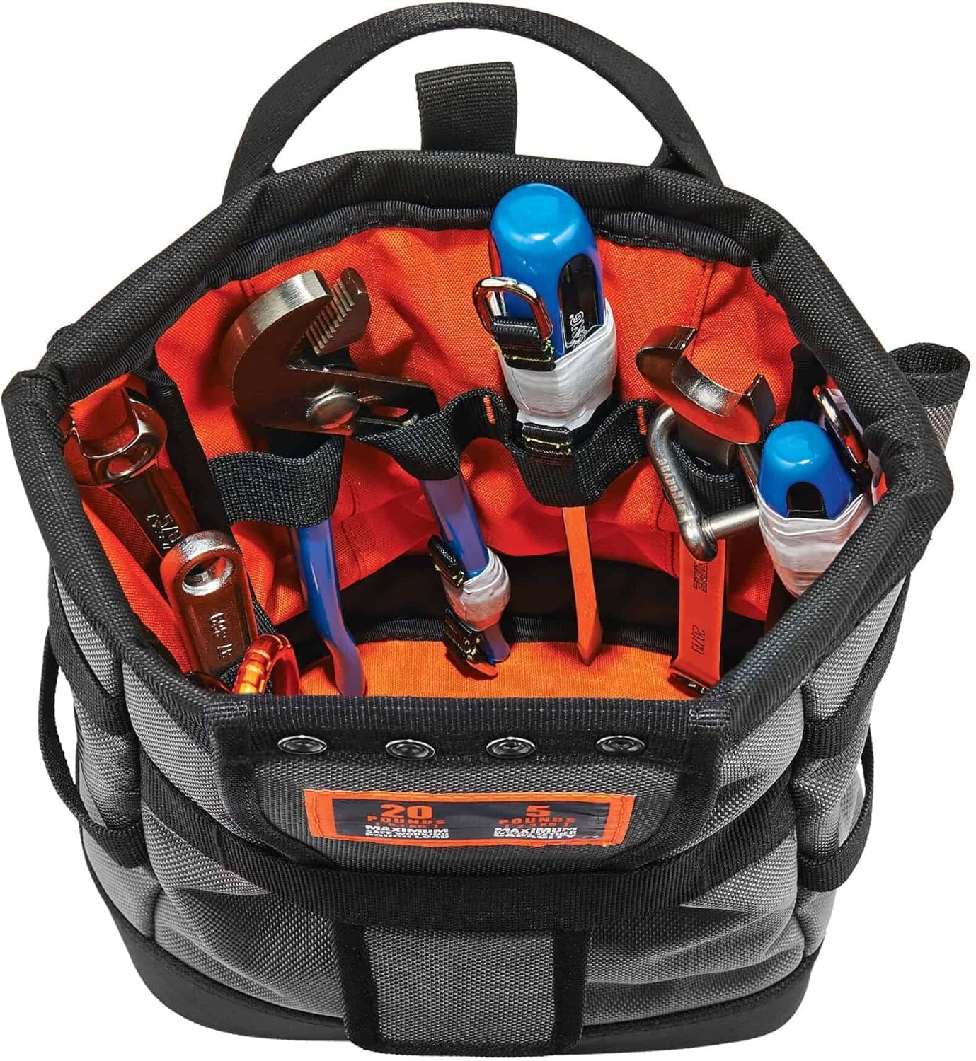 ERGODYNE Arsenal Topped Tool Pouch with Snap-Hinge Closure