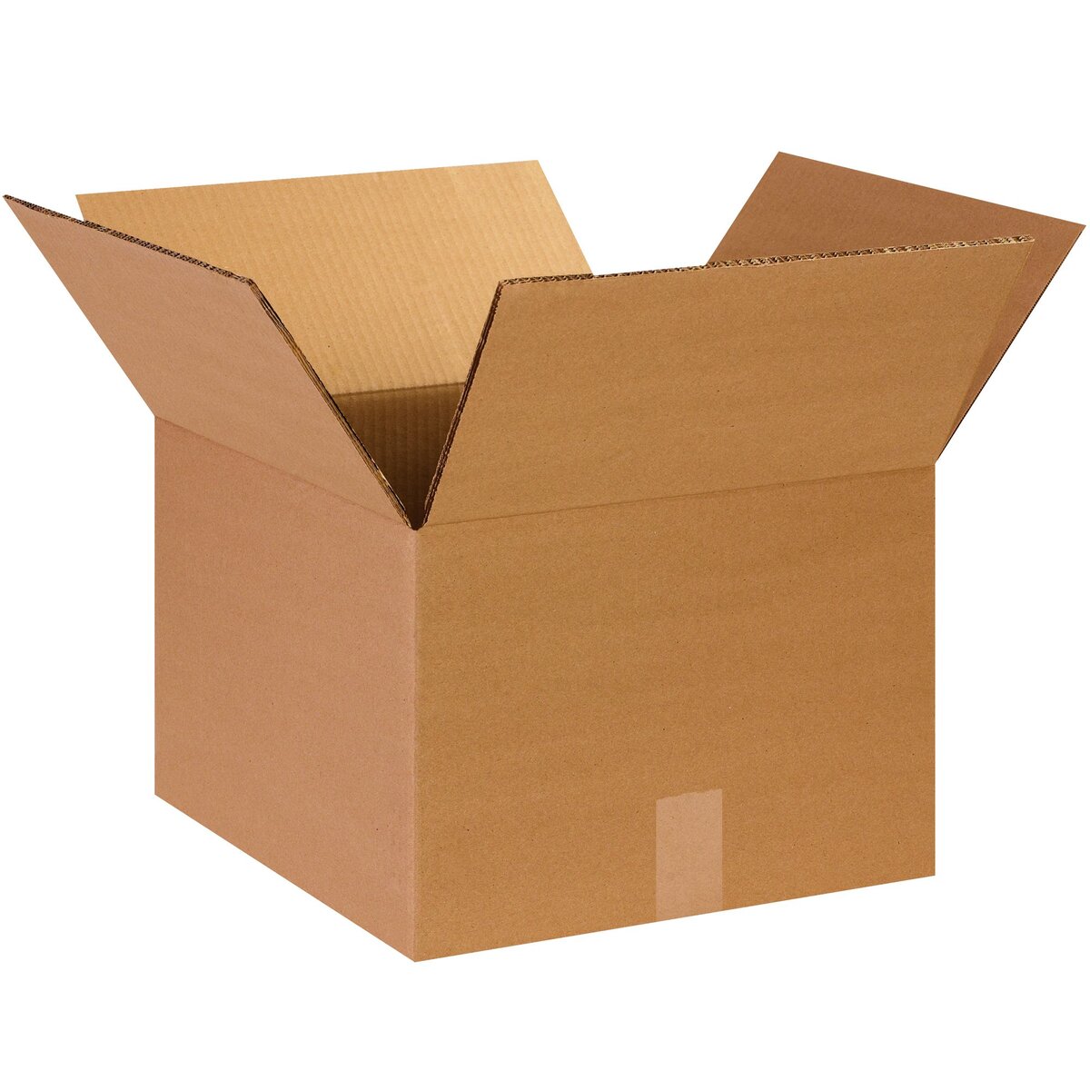 BOX USA 25 Pack of Heavy-Duty Corrugated Cardboard Boxes, 14" L x 14" W x 10" H, Kraft, Shipping, Packing and Moving