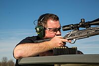 Caldwell E-Max Low Profile Electronic 23 NRR Adjustable Earmuffs w/ Sound Amplification for Shooting Range with Glasses