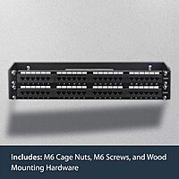 StarTech.com 2U Hinged Wall Mount Patch Panel Bracket - 6 inch Deep - 19" Patch Panel Swing Rack for Shallow Network