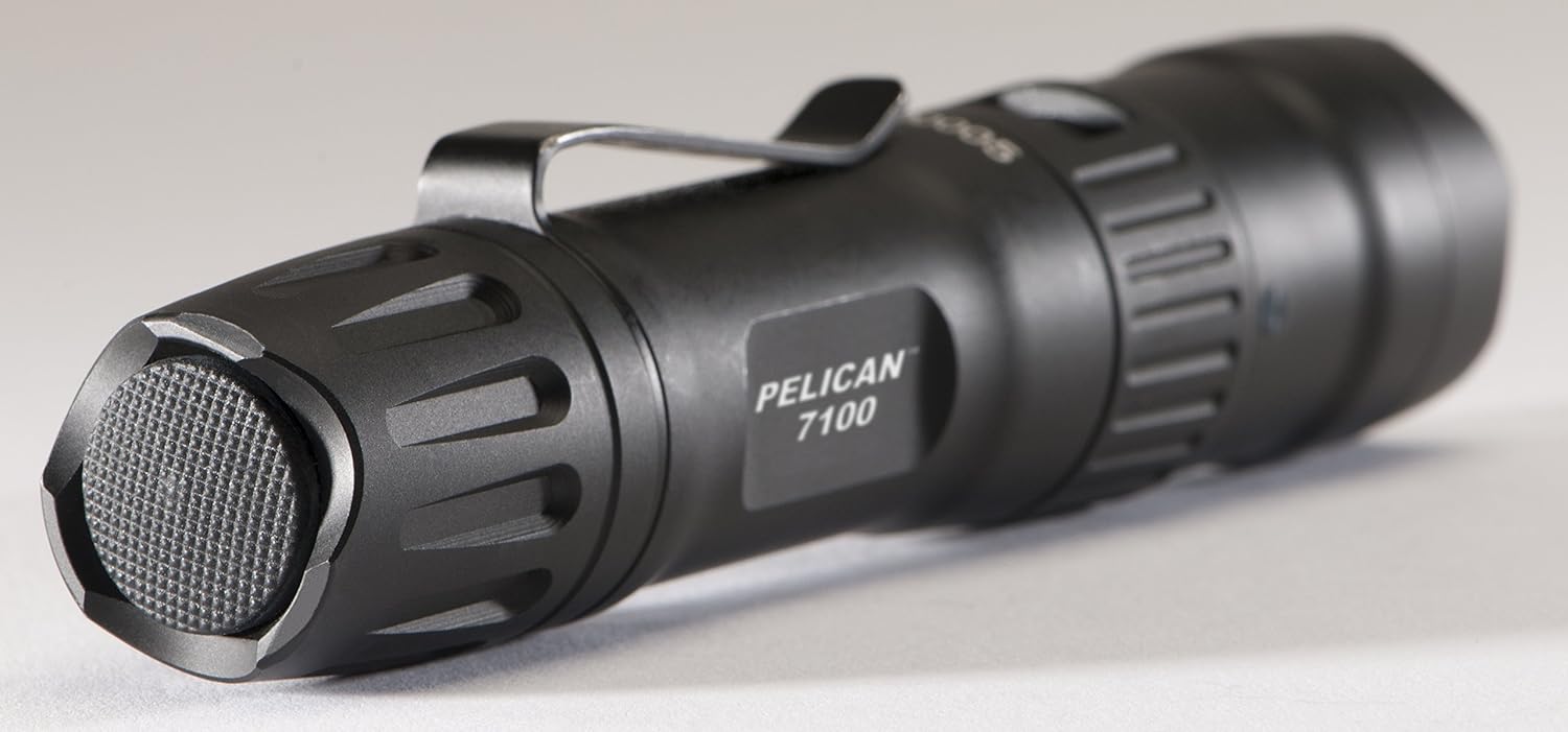 Pelican 7100 Rechargeable Tactical Flashlight (Black)