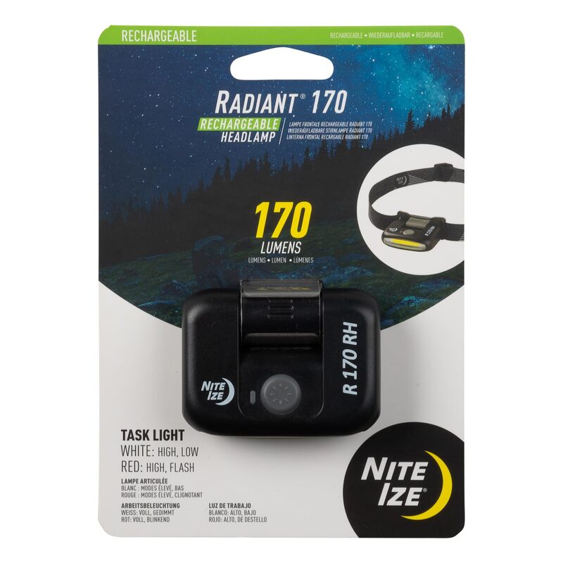 NITE IZE Radiant 170 Rechargeable Headlamp