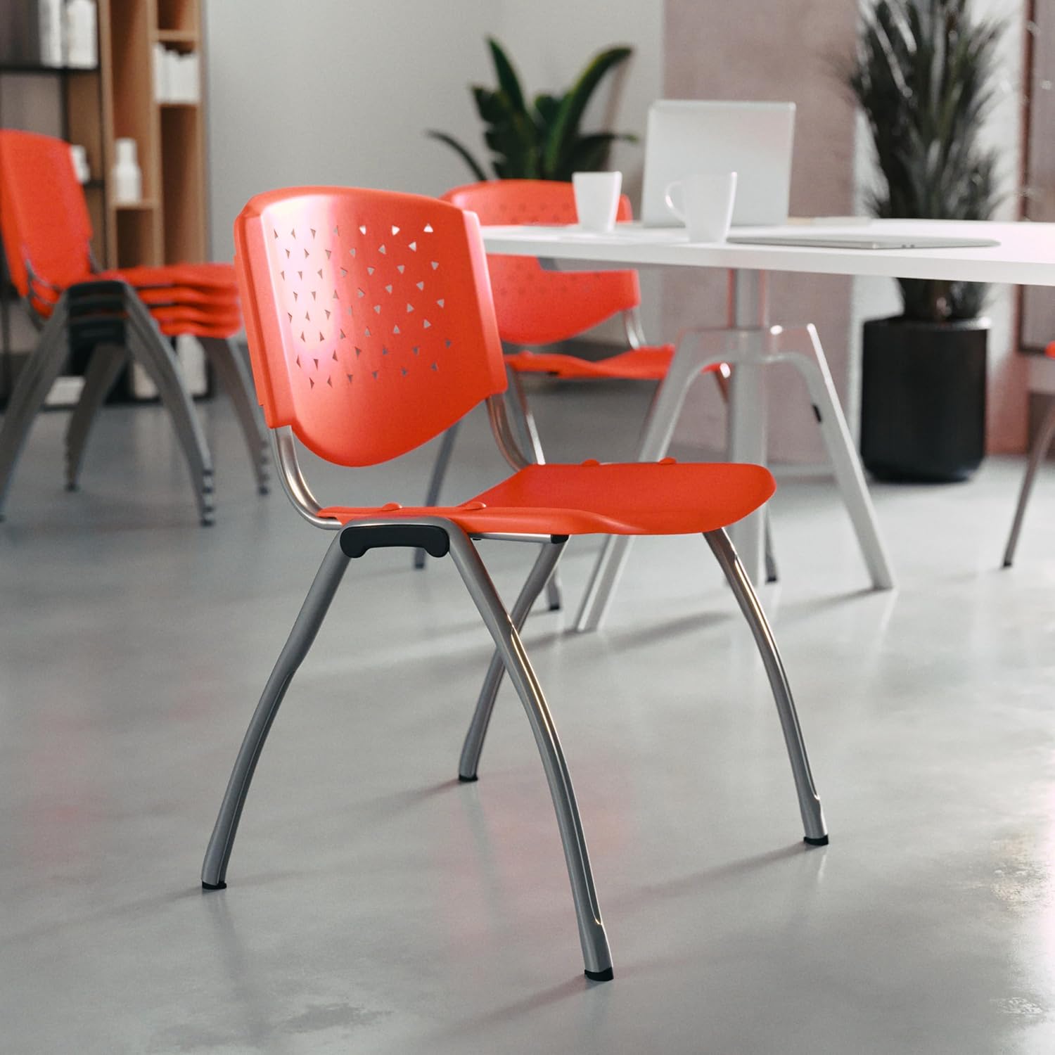 Flash Furniture HERCULES Series 880 lb Capacity Plastic Stack Chair