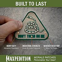 MAXPEDITION Don't Tread On Me PVC Morale Patch
