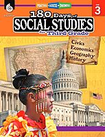 180 Days: Social Studies, Civics for 3rd Grade Practice Workbook for Classroom and Home