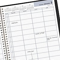 AT-A-GLANCE DayMinder Four Person Daily Appointment Book