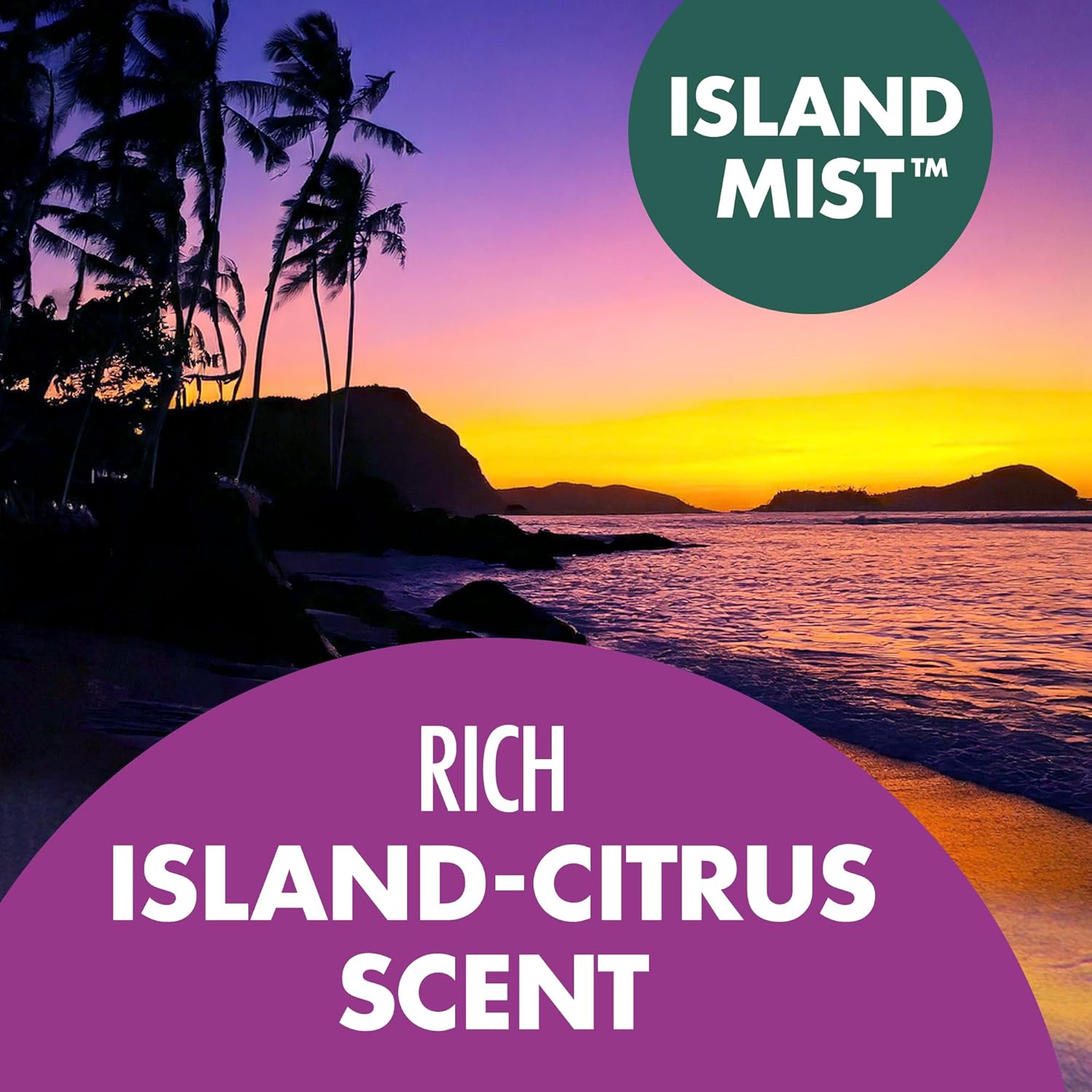 Arm & Hammer Fresh Scentsations Carpet Odor Eliminator, Island Mist, 30 oz Box, 6/Carton