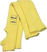 MCR Safety 9378TE Economy Series Dupont Kevlar Fiber Sleeves, One Size Fits All, Yellow, 1 Pair