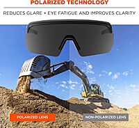 Ergodyne Skullerz AEGIR Polarized Fog-Off+ Safety Glasses