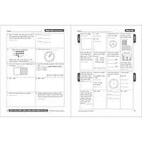 Carson Dellosa Common Core Math 4 Today Second Grade Workbook, Telling Time, Fractions, Addition, Subtraction