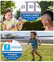 Summer Bridge Activities Kindergarten to 1st Grade Workbooks, K-1 Activity Book With Math, Reading Comprehension, Science, Fitness, Social Studies, Writing Practice, and Flash Cards (Volume 2)