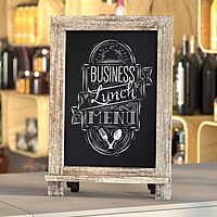 FLASH FURNITURE Canterbury Tabletop Magnetic Chalkboard Sign