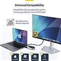 StarTech.com HDMI to VGA Adapter, Active Video Converter for Laptop/Desktop, 1920x1080 (1080p), HDMI Source to VGA Monitor