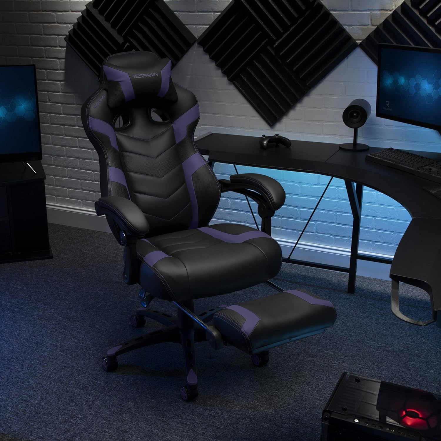 RESPAWN 110 Pro Ergonomic Gaming Chair with Footrest