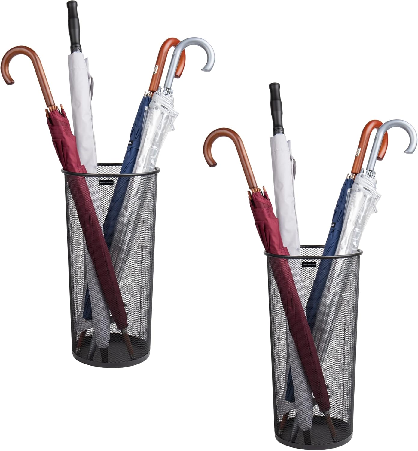 MIND READER Metal Mesh Umbrella Stand Multi-Purpose Storage