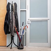 MIND READER Metal Mesh Umbrella Stand Multi-Purpose Storage