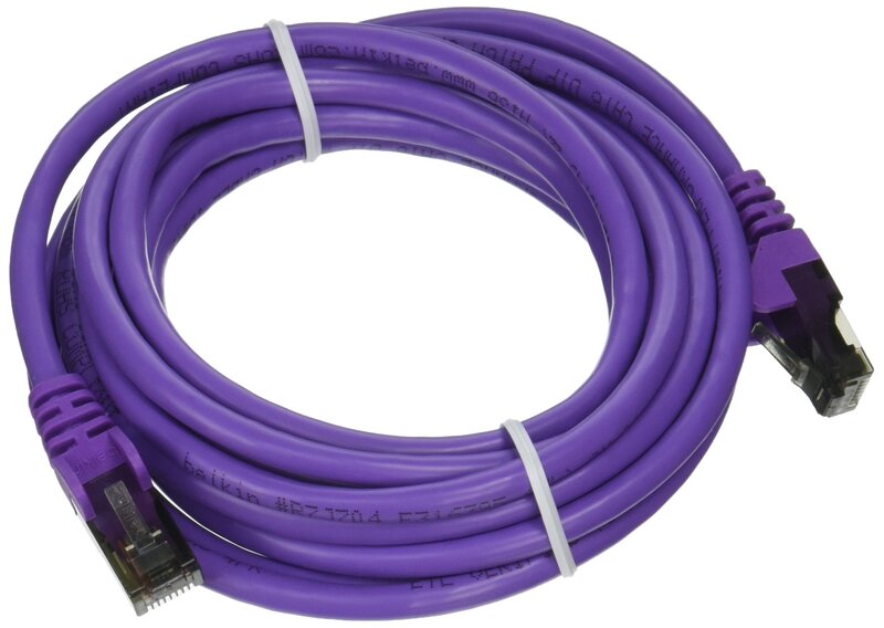 Belkin Components A3L980-10-PUR-S 10FT CAT6 Purple Snagless Patch Cable